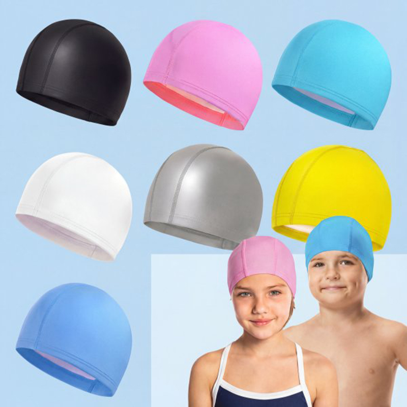 Aquatic Sports Cap - Gorro de natación impermeable de PU
