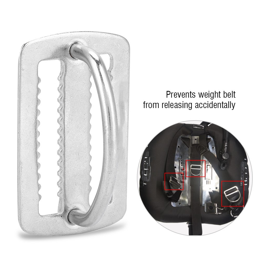 Dive Weight Belt - Anillo de buceo de acero inoxidable,