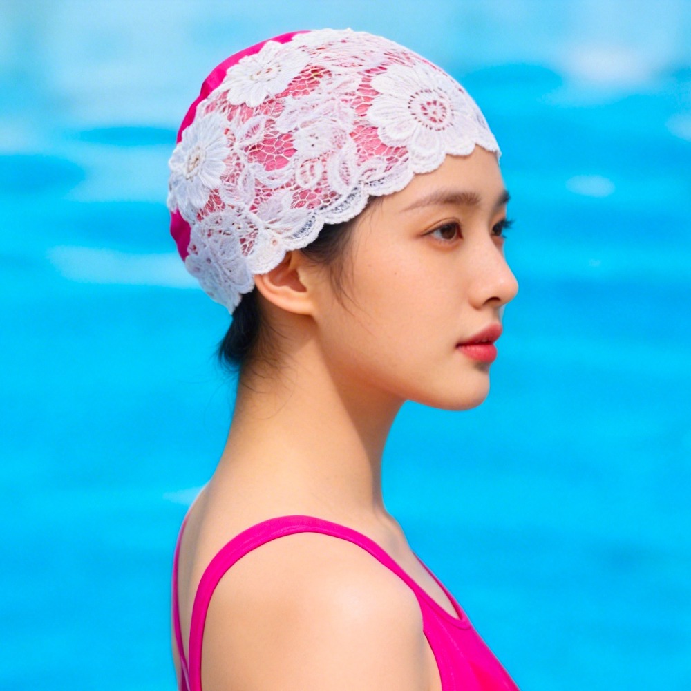 Gorro de Natación de Encaje pa - Aquatic Sports Cap reseña y precio