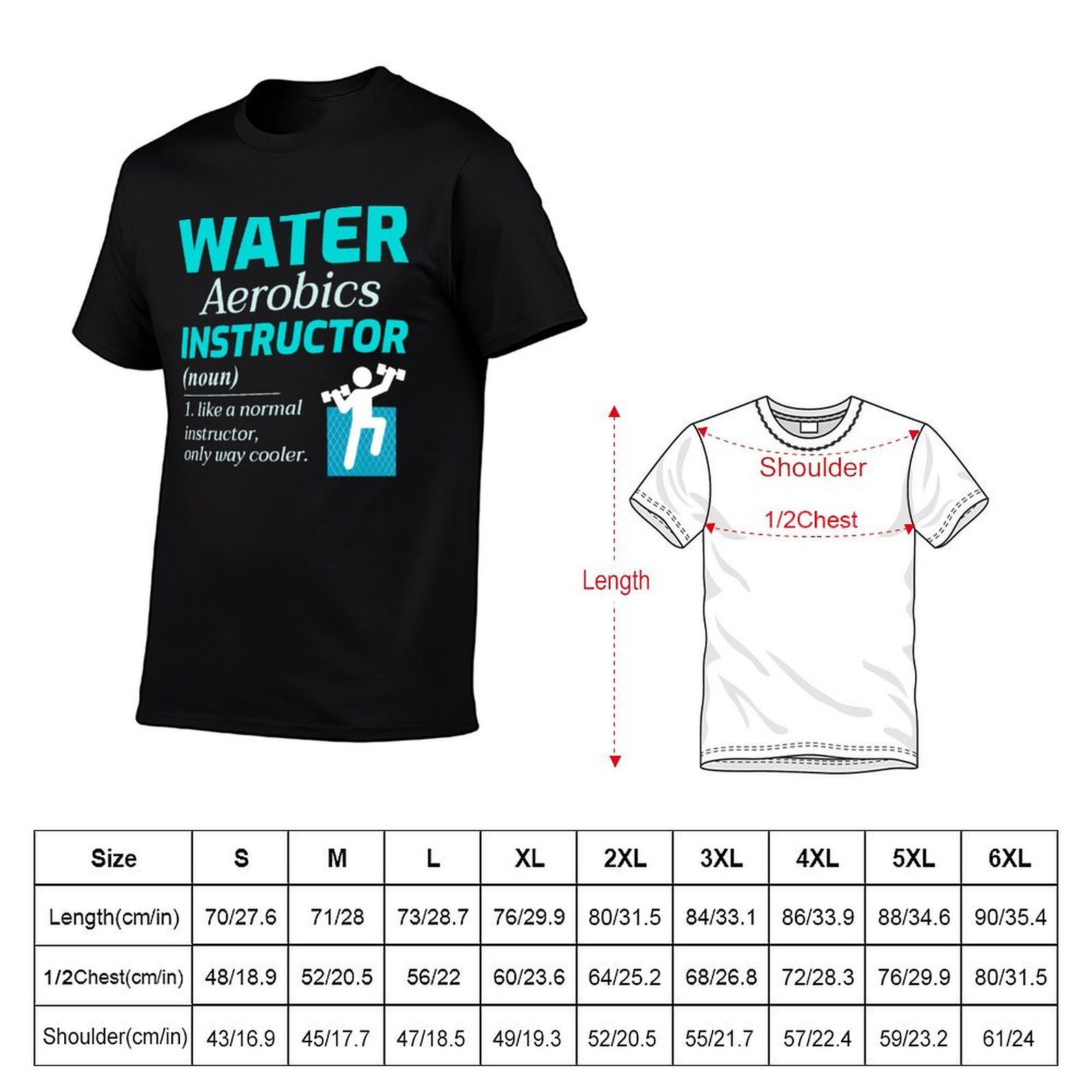 Camiseta para instructor de ae - Aquatic Aerobics reseña y precio